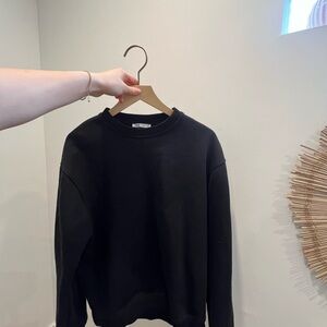 Black Crewneck ZARA Sweatshirt